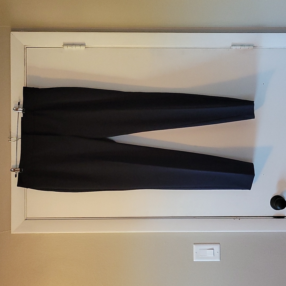 NWT Ann Taylor Navy Straight Curvy Fit Dress Pant